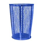 Expanded Metal Outdoor Waste in BLUE