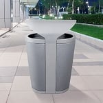 Galaxy Two-Stream Canopy Lid Recycling and Waste Station