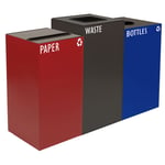 GeoCube Three-Stream Recycling Station | Configurable