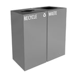 GeoCube Two-Stream Recycling Station with Liners