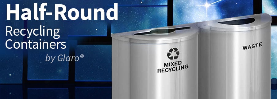 Half Round Recycling Containers