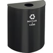 Glaro XL Single Purpose 1/2 Round Recycling Container 