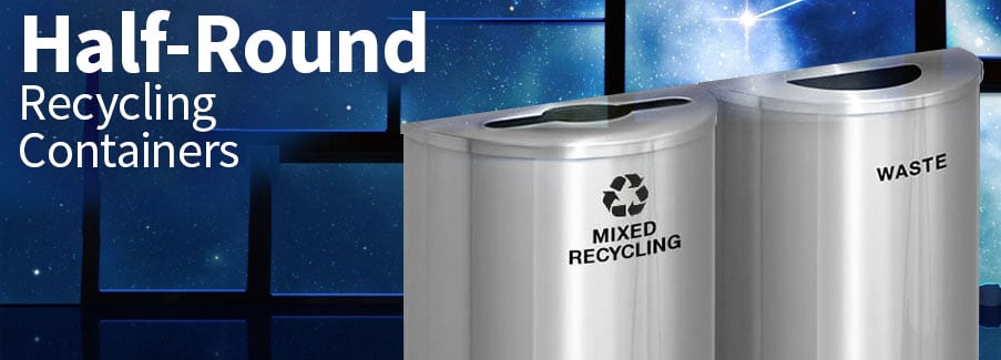 Half Round Recycling Containers