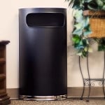 Half Round Waste Container- 9 Gallons