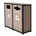 Keene Sideload Double Recycling Station