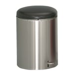 Industrial Step On Receptacle in Stainless Steel - 4 Gallon