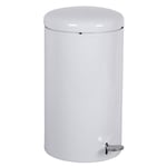 Industrial Step On Receptacle in White - 7 Gallon