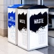 Signage can be customized to meet your exact recycling needs 