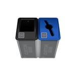 Mosaic 64 Gallon Double Customizable Recycling Station