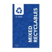 Large mixed recyclables panel 