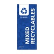 Small mixed recyclables panel 