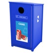 <center><font color="#669933"><b>Optional hinged flap-doors available. </b></font>Please contact us for more info.<br>Pictured: Sterling Sideload Single Recycling Container 