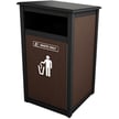 <center><font color="#669933"><b>Optional hinged flap-doors available. </b></font>Please contact us for more info.<br>Brown with Smooth Panel Style 