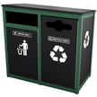 <center><font color="#669933"><b>Optional hinged flap-doors available. </b></font>Please contact us for more info.<br>Pictured: Keene Sideload Double Recycling Station 