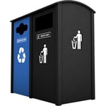 Manchester Sideload Double Recycling Station - Configurable