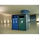 Manchester Sideload Slim Triple Recycling Station - Configurable