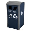 <center><font color="#669933"><b>Optional hinged flap-doors available. </b></font>Please contact us for more info.<br>Pictured: Manchester Sideload Slim Double Recycling Container 