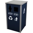 <center><font color="#669933"><b>Optional hinged flap-doors available. </b></font>Please contact us for more info.<br>Pictured: Keene Sideload Slim Double Recycling Station 