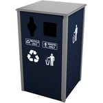 Keene Sideload Slim Double Recycling Station - Configurable