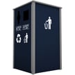 <center><font color="#669933"><b>Optional hinged flap-doors available. </b></font>Please contact us for more info.<br>Pictured: Keene Sideload Slim Double Recycling Station 