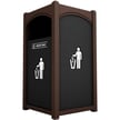 <center><font color="#669933"><b>Optional hinged flap-doors available. </b></font>Please contact us for more info.<br>Shown in Black with Brown Trim 