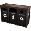 <center><font color="#669933"><b>Optional hinged flap-doors available. </b></font>Please contact us for more info.<br>Looks Great Indoors or Outdoors!<br>Black with Brown Trim 