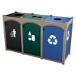 Dorset Topload Triple Recycling Station 