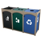 Dorset Topload Triple Recycling Station - Configurable