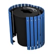 Recycling and Waste Barrel with Hinged Door 