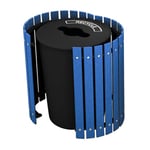 Recycling and Waste Barrel with Hinged Door - Configurable