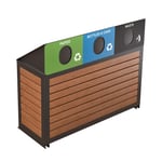 Adirondack Triple Recycling Station - Configurable