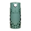 Includes Recycling Bin in Malachite Green metallic finish 