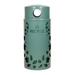 Nature Series 33 Gallon Recycling Receptacle - Leaves - Configurable