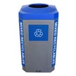 Blue Mixed Recyclables label 