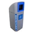 Octo Outdoor Bin with Blue Mixed Recyclables label 