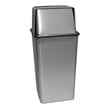 Push Top Hamper Receptacle - 13 Gal 