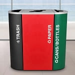 Kaleidoscope Three-Stream Combo Recycling Station - Configurable