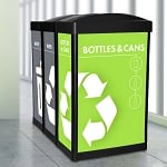 The Impact Ergocan Recycling Station - Bright