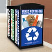 Product comes as shown: Bottles & Cans in blue, Paper in green, and Trash Only in black 