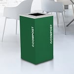 Kaleidoscope One-Stream Square Composting Container