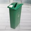 Waste Watcher in Green with Paper Opening 