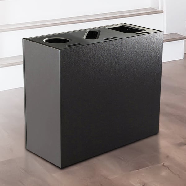 Aristata Series Triple Stream Recycling Container - Tier II 