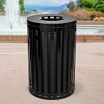 Streetscape Modern Trash Receptacle - Configurable