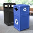 PolyTec Waste & Recycling Combo with Dome Lids 