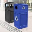 PolyTec Waste & Recycling Combo with Dome Lids 