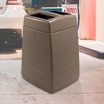 55-Gallon Two-Stream Trash Container - Configurable