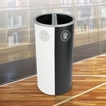 Spectrum Two-Stream Double Slim Ellipse Recycling Station - Configurable