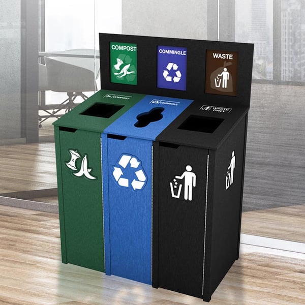 The Chesterfield Triple Recycling Station - Custom 