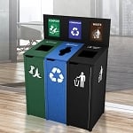 The Chesterfield Triple Recycling Station - Configurable