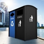 Manchester Sideload Double Recycling Station - Configurable